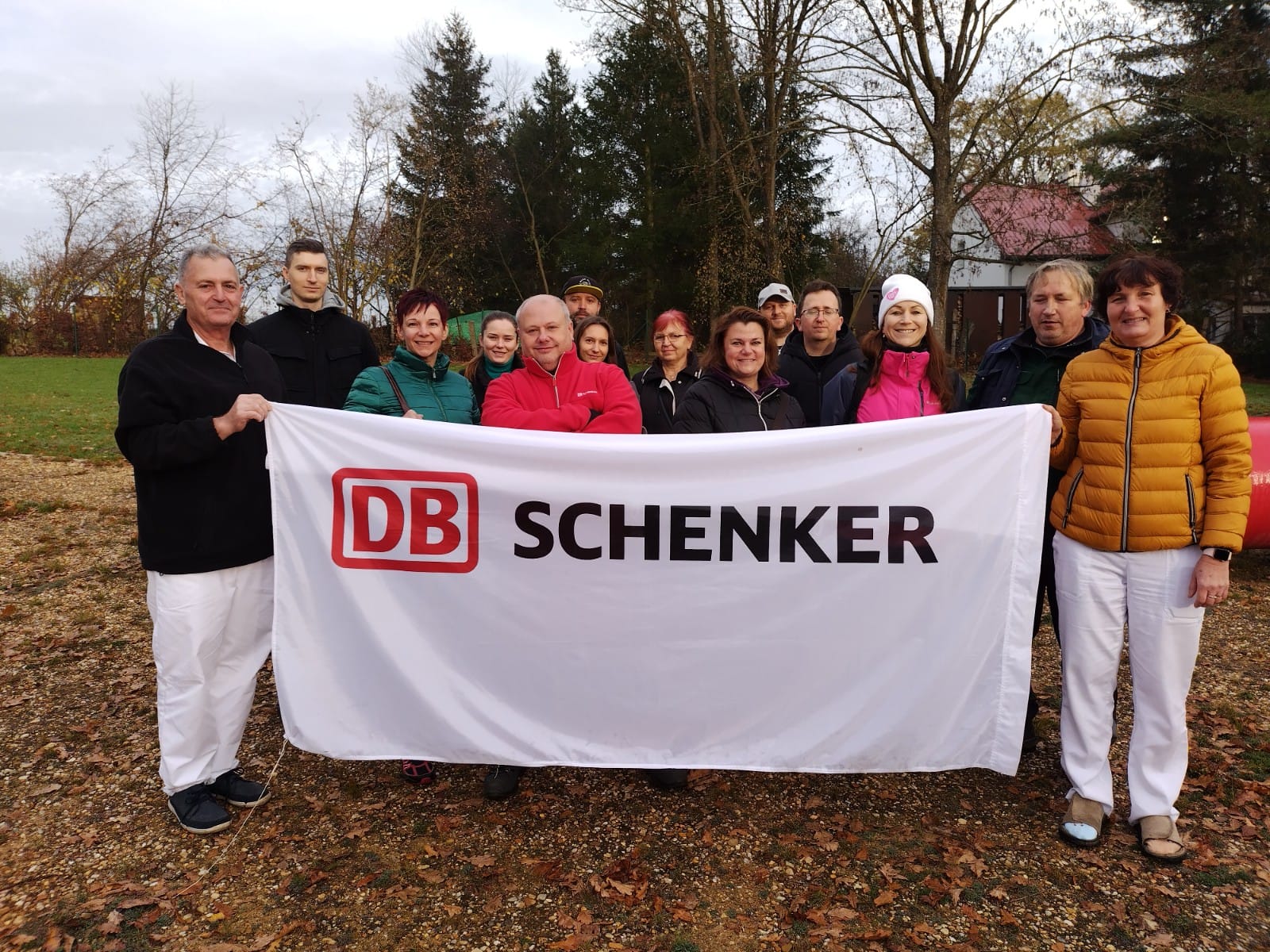 Podzimní brigáda firmy Schenker